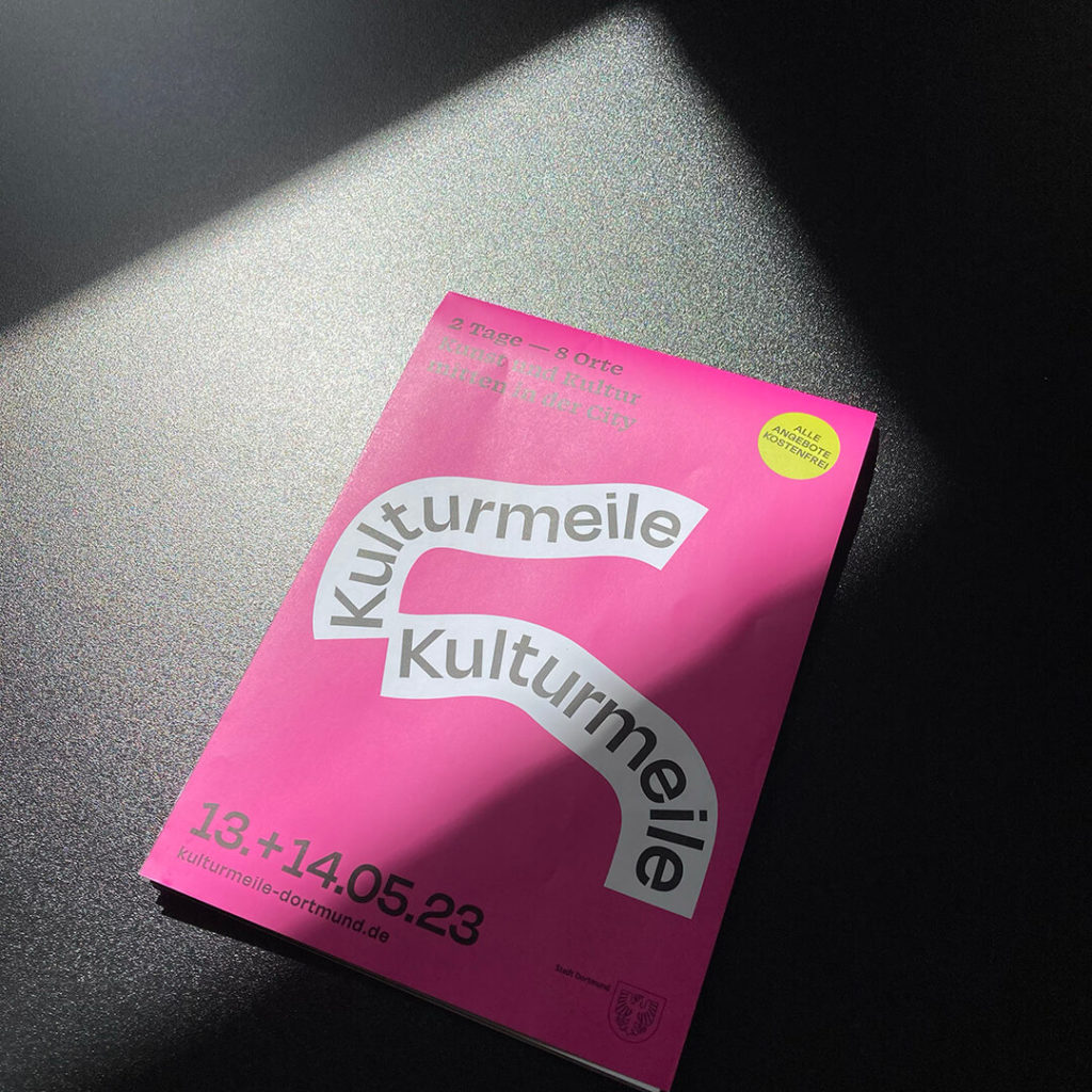 Titelblatt des Kulturmeile Flyer