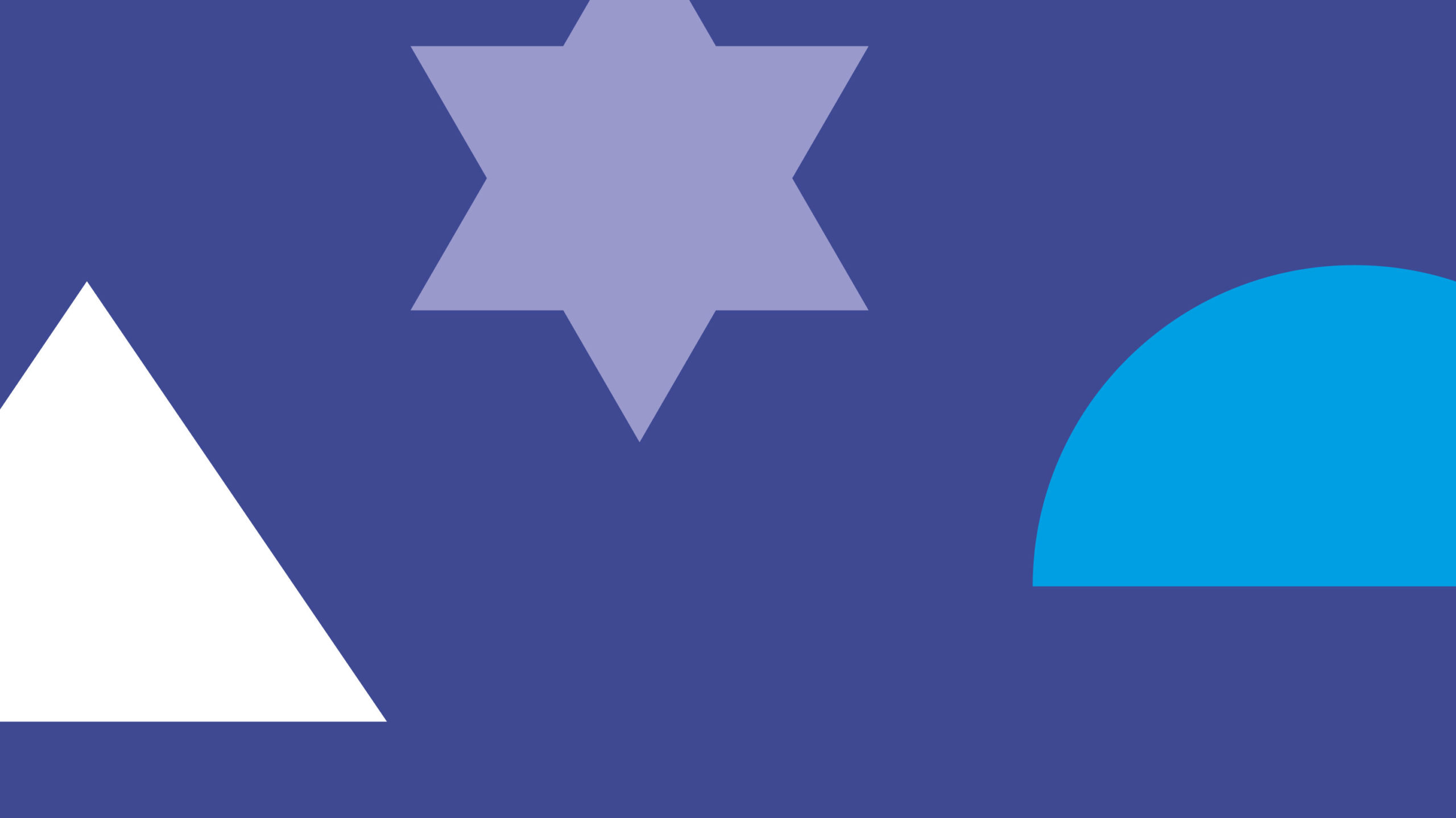 Eine Übersicht von Formen für die Gesellschaft für christlich-jüdische Zusammenarbeit, gestaltet von Florida Brand Design
