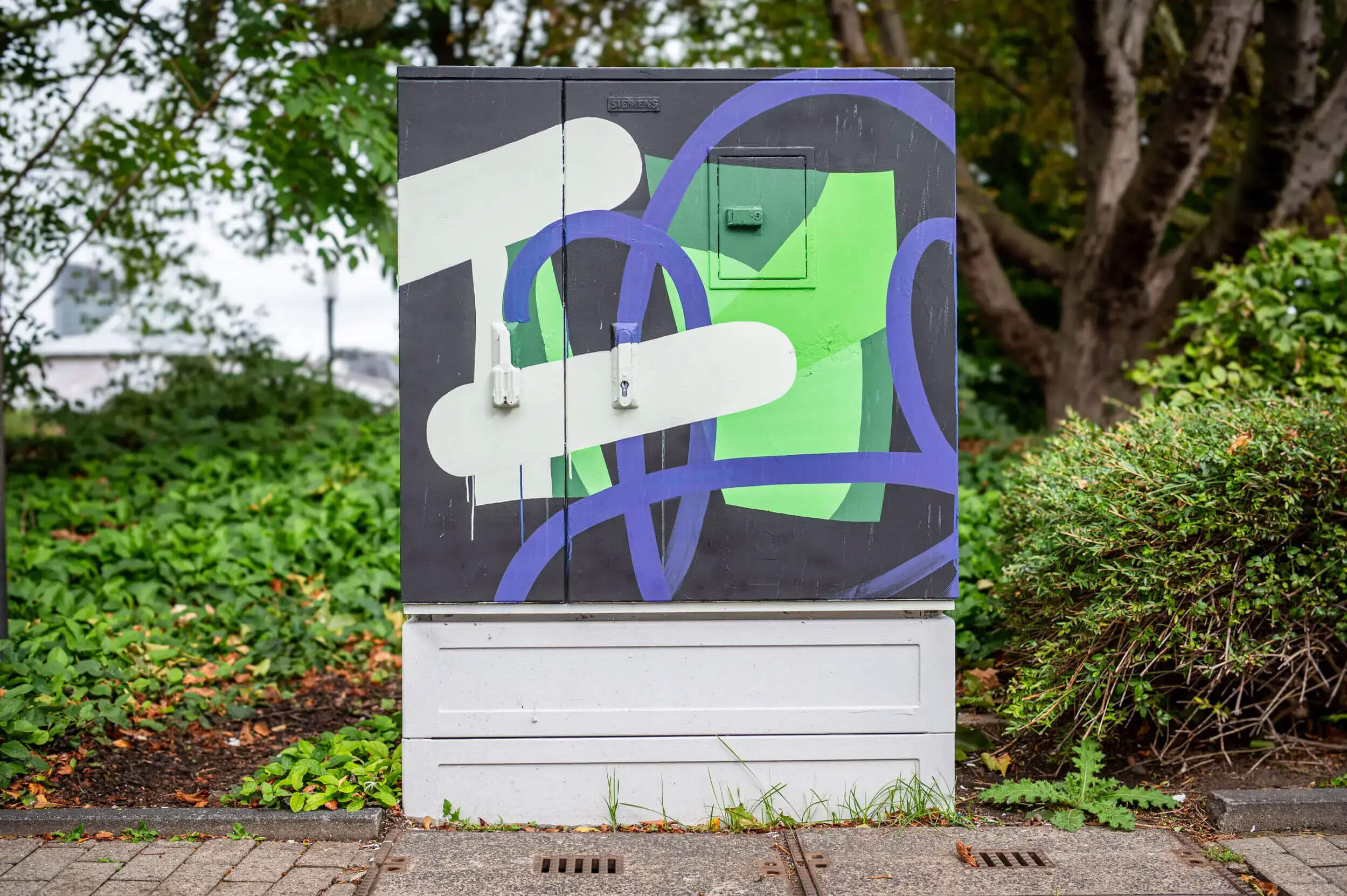 Stromkasten-Mural von Hülya Özkan