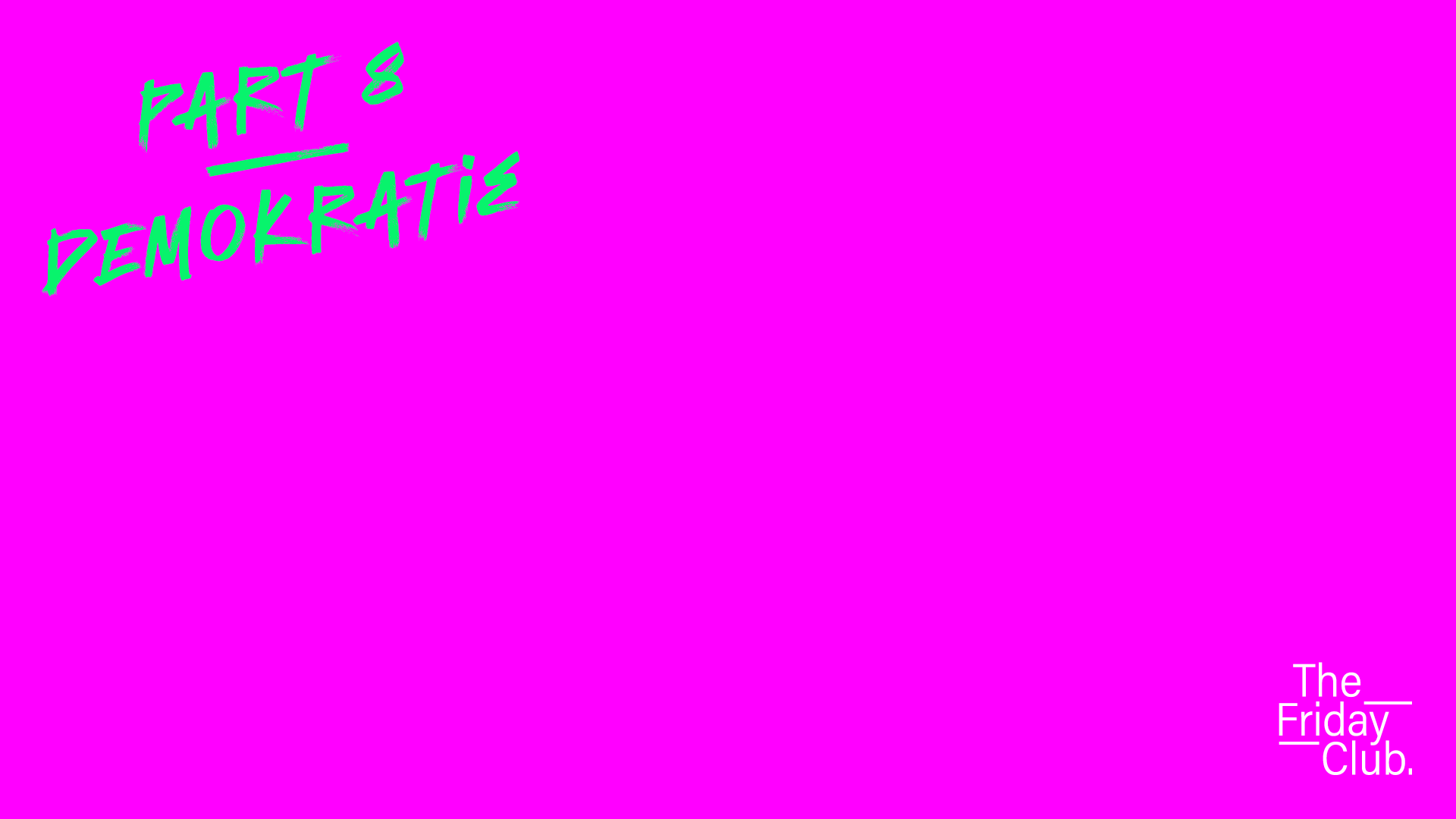 Menschen im Austausch bei einer Veranstaltung des Friday Club Dortmund in den Räumen von Florida Brand Design. Part 8. Demokratie